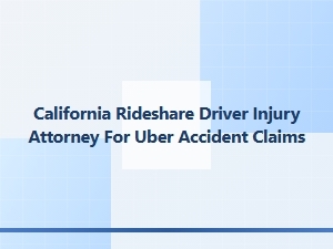 California Rideshare Driver Injury Attorney